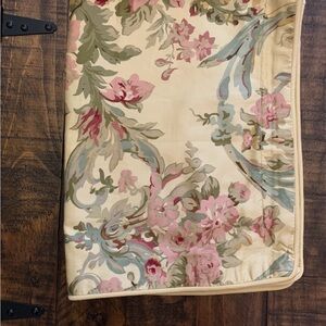 Vintage chaps by Ralph Lauren standard single sham reversible cotton Sateen